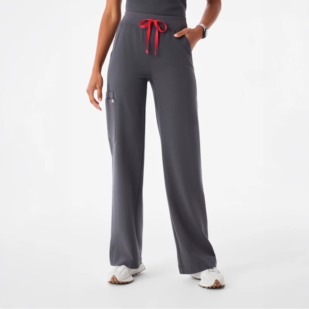 FIGS Isabella High Waisted Wide Leg Scrub Pants
